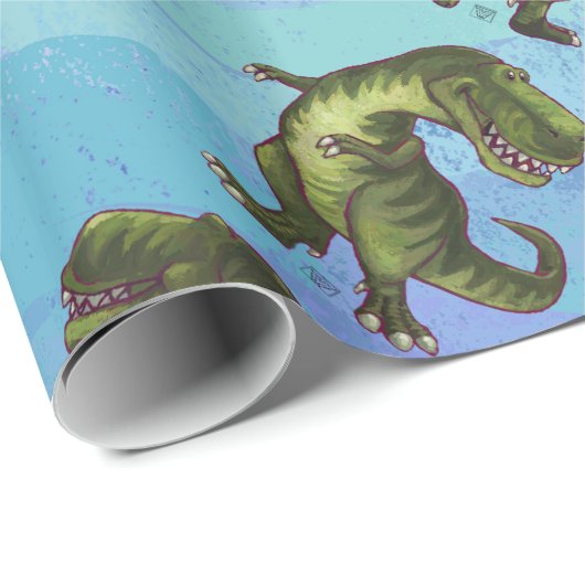 Tyrannosaurus Patronen Cadeaupapier (Rol Hoek)