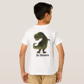 Tyrannosaurus Pet Topjes T-shirt (Achterkant volledig)