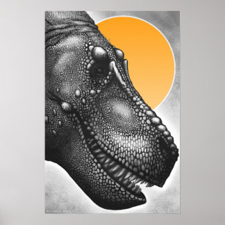 Tyrannosaurus Portret Poster