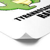 Tyrannosaurus Rap T-Rex Music Pun Poster (Hoek)