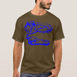 Tyrannosaurus Re ( T Re ) Skelet Blauw T-shirt