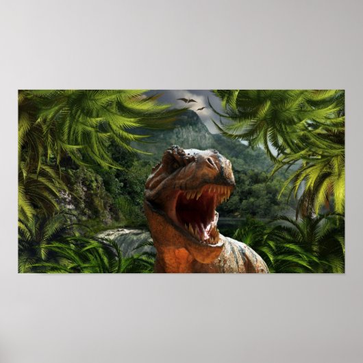 tyrannosaurus-rex-284554 tyrannosaurus rex dinosau poster (Voorkant)