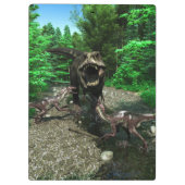 Tyrannosaurus rex 4 klembord (Achterkant)