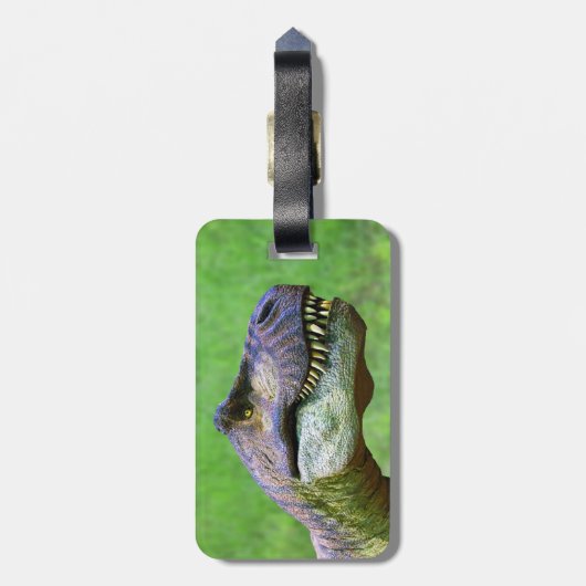 Tyrannosaurus Rex Bagagelabel (Achterkant verticaal)