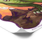 Tyrannosaurus Rex Birthday Party Decoration Poster (Hoek)