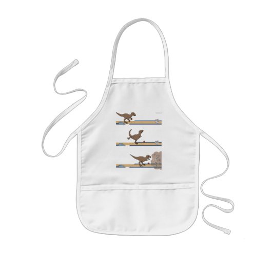 Tyrannosaurus Rex Bowling Apron Kinder Schort (Voorkant)
