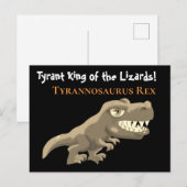 Tyrannosaurus Rex Briefkaart (Voorkant / Achterkant)