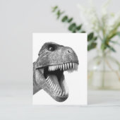 Tyrannosaurus Rex Briefkaart (Staand voorkant)