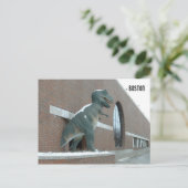 Tyrannosaurus Rex Briefkaart (Staand voorkant)