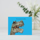 Tyrannosaurus Rex Briefkaart (Staand voorkant)