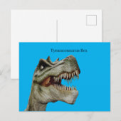Tyrannosaurus Rex Briefkaart (Voorkant / Achterkant)