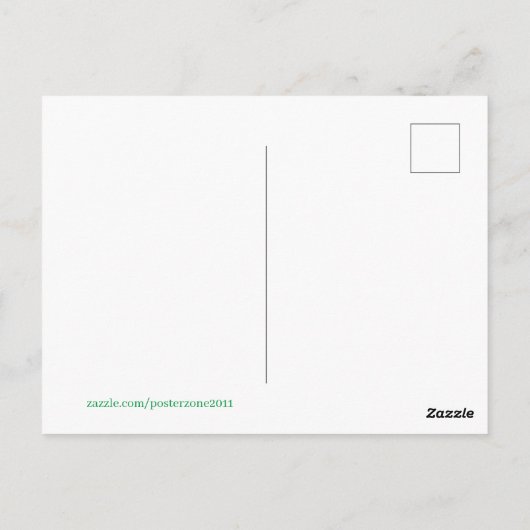 Tyrannosaurus Rex Briefkaart (Achterkant)