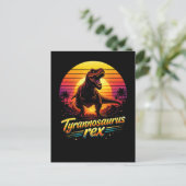 Tyrannosaurus Rex Briefkaart (Staand voorkant)