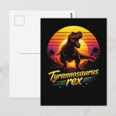 Tyrannosaurus Rex Briefkaart (Voorkant / Achterkant)