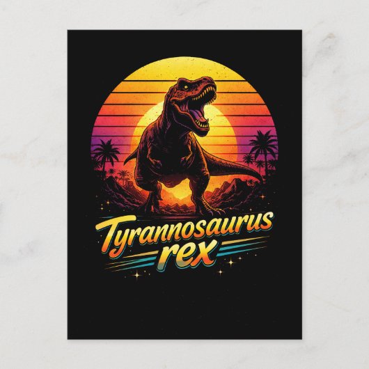 Tyrannosaurus Rex Briefkaart (Voorkant)