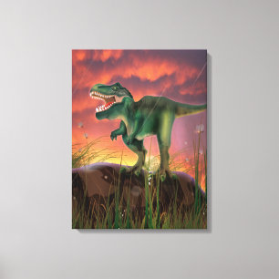 Tyrannosaurus Rex Canvas Afdruk