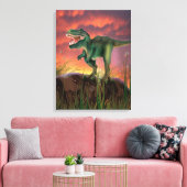 Tyrannosaurus Rex Canvas Afdruk (Insitu (Woonkamer))