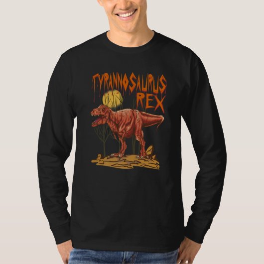Tyrannosaurus  Rex  Dino  Dinosaur Identification  T-shirt (Voorkant)