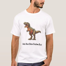 Tyrannosaurus rex Dino Maak Je Eigen Aangepaste Te T-shirt