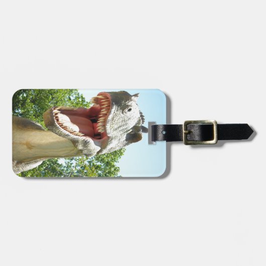 Tyrannosaurus Rex dinosaur Bagagelabel (Voorkant horizontaal)