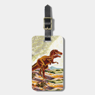 Tyrannosaurus Rex Dinosaur Bagagelabel