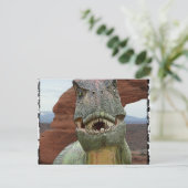 Tyrannosaurus Rex Dinosaur Briefkaart (Staand voorkant)