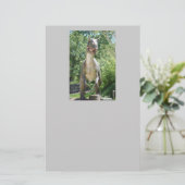 Tyrannosaurus Rex Dinosaur Briefpapier (Staand voorkant)