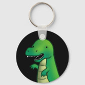 Tyrannosaurus Rex Dinosaur cartoon Sleutelhanger (Voorkant)