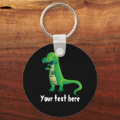 Tyrannosaurus Rex Dinosaur cartoon Sleutelhanger (Voorkant)