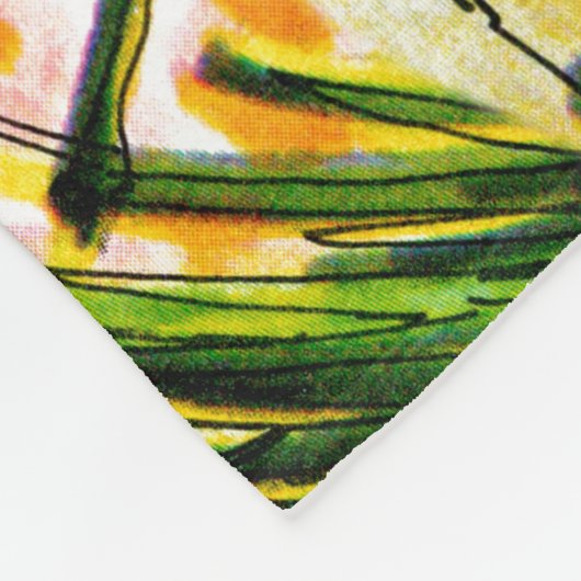 Tyrannosaurus Rex Dinosaur Fleece Deken (Hoek)