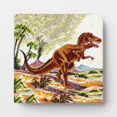 Tyrannosaurus Rex Dinosaur Fotoplaat (Voorkant)
