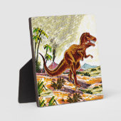 Tyrannosaurus Rex Dinosaur Fotoplaat (Voorkant)