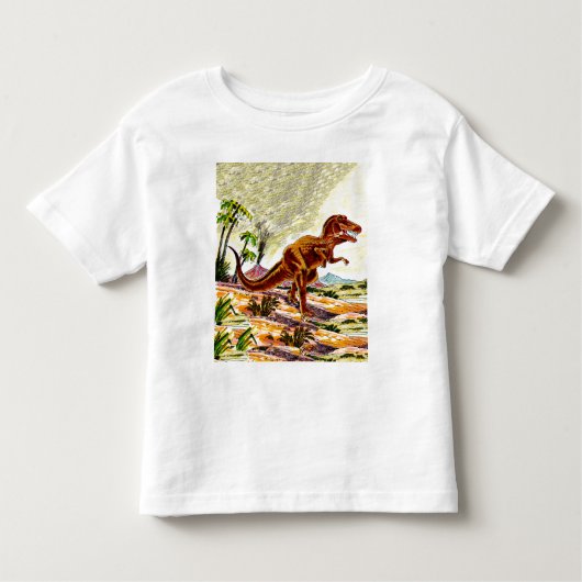 Tyrannosaurus Rex Dinosaur Kinder Shirts (Voorkant)