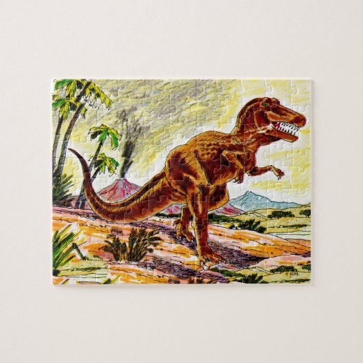Tyrannosaurus Rex Dinosaur Legpuzzel (Horizontaal)