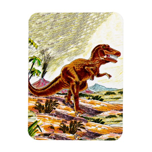 Tyrannosaurus Rex Dinosaur Magneet (Verticaal)
