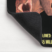 Tyrannosaurus Rex Dinosaur Mousepad Muismat (Hoek)