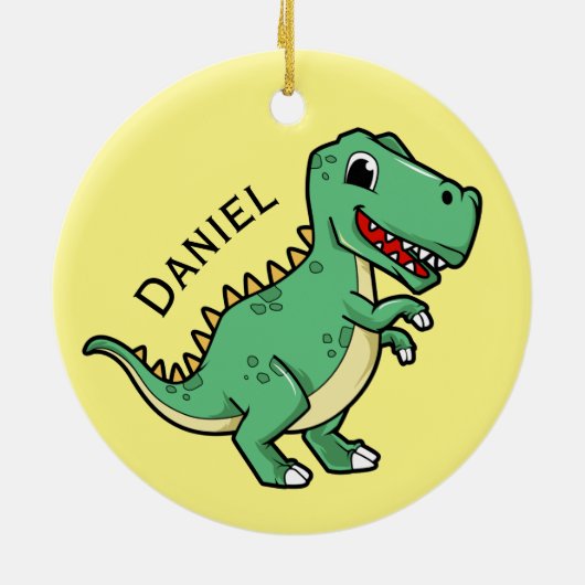 Tyrannosaurus Rex Dinosaur Ornament (Achterkant)