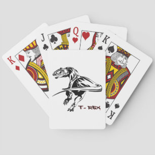 Tyrannosaurus rex Dinosaur Pokerkaarten