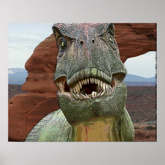 Tyrannosaurus Rex Dinosaur POSTER (Voorkant)