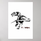 Tyrannosaurus rex Dinosaur Poster (Voorkant)