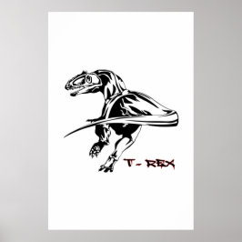 Tyrannosaurus rex Dinosaur Poster