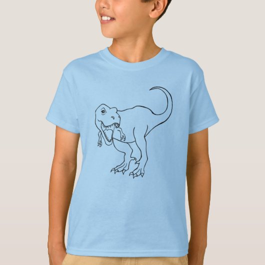 Tyrannosaurus Rex Dinosaur Shirt (Voorkant)