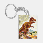 Tyrannosaurus Rex Dinosaur Sleutelhanger (Voorkant Links)