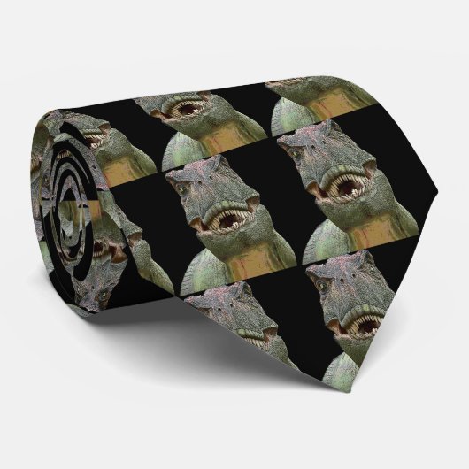 Tyrannosaurus Rex Dinosaur Stropdas (Opgerold)