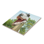 Tyrannosaurus Rex dinosaur Tegeltje (Zijkant)