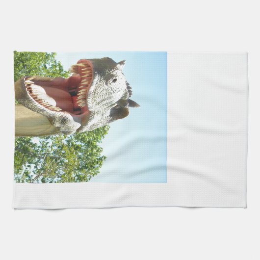 Tyrannosaurus Rex dinosaur Theedoek (Horizontaal)