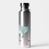 Tyrannosaurus rex dinosaurus gepersonaliseerd waterfles (Links)