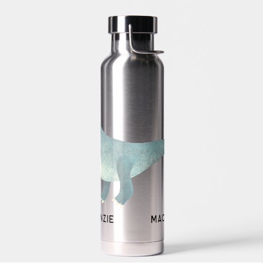 Tyrannosaurus rex dinosaurus gepersonaliseerd waterfles (Links)