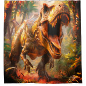 Tyrannosaurus Rex Douchegordijn (Voorkant)