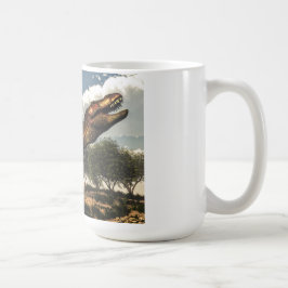 Tyrannosaurus rex en eieren daarvan koffiemok